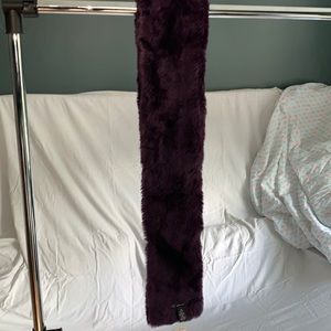 NWT|Purple Plush Faux Fur Scarf